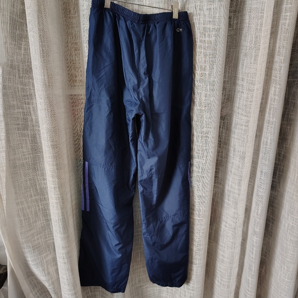 🏃‍♀️Vintage  03' Adidas Navy/Purple Lined Track Pants Women Small - Picture 2 of 11